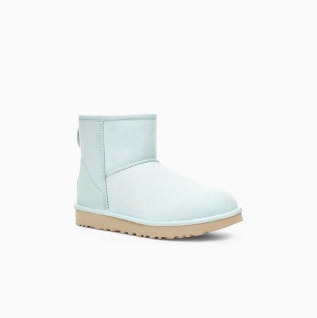 UGG Classic II Mini Light Turquoise Boots for Women (KLZV12704)